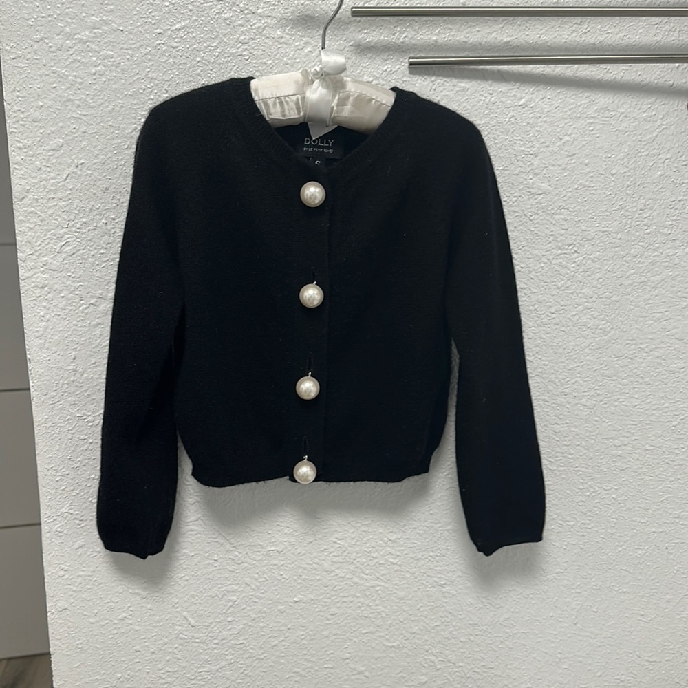 Dolly by Le petit Tom girls cashmere cardigan